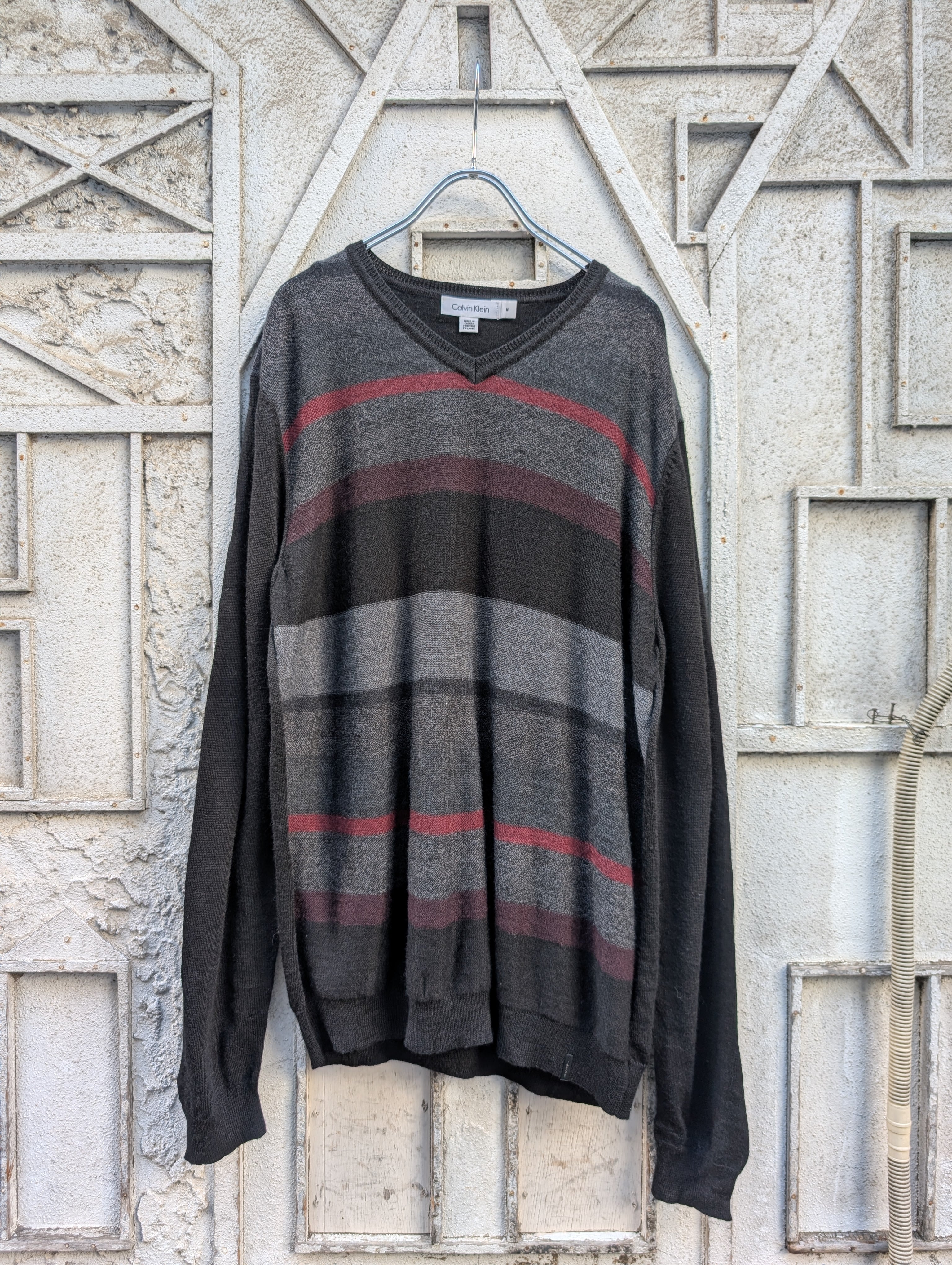 "CALVIN KLEIN" merino wool mix knit