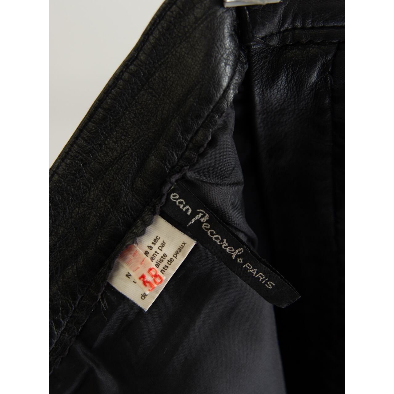 Jean Pecarel】Leather Skirt（ジップデザイン レザースカート ...