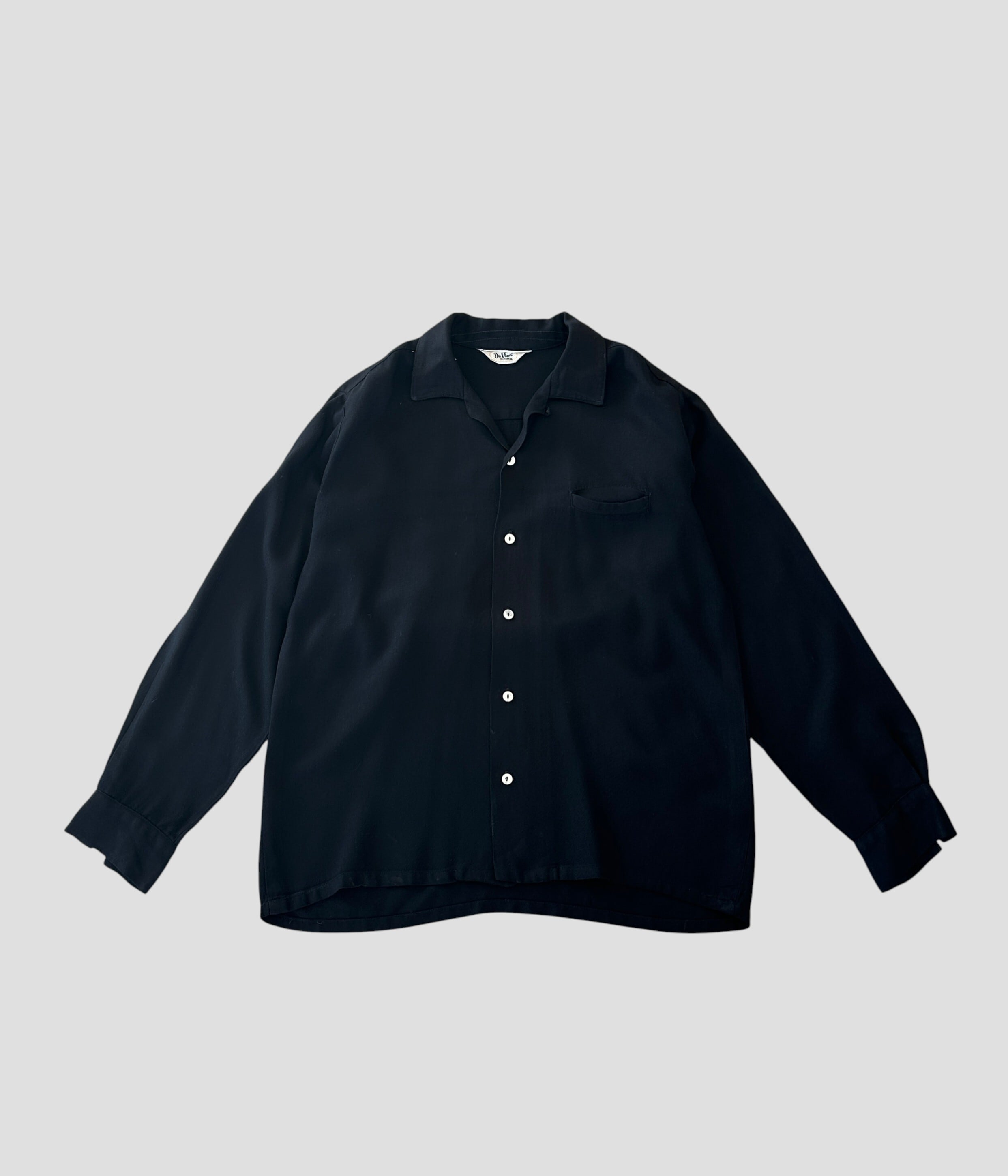 Da Vinci- Vintage 60-70s Opencollar rayon Shirt | BEGGARS BANQUET
