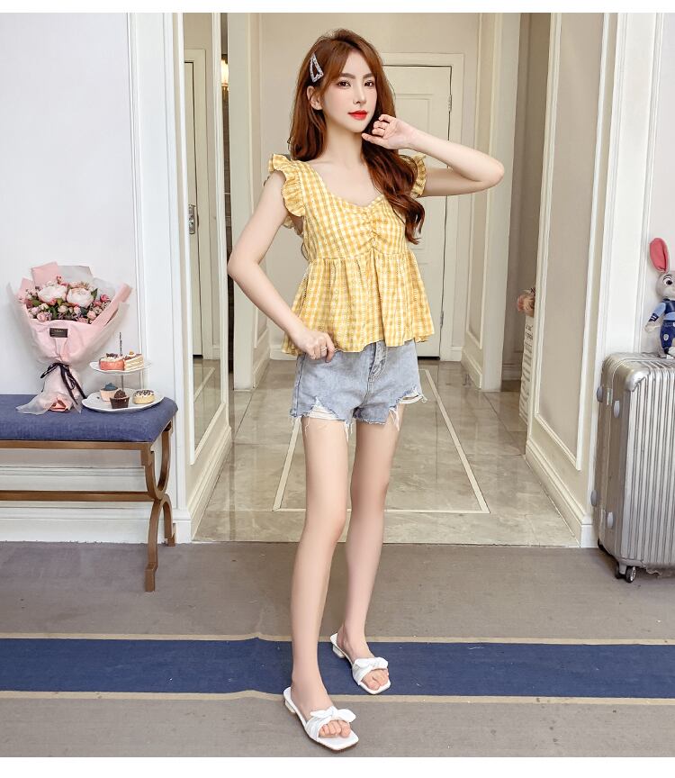 チェック柄シャツ レディース トップス シャツ バックコンシャス