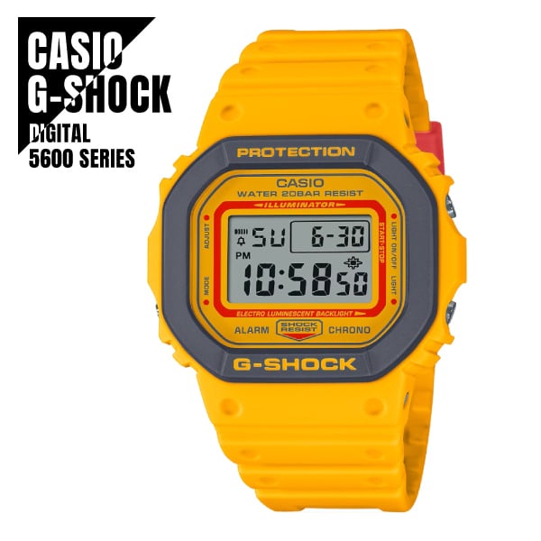 即納】CASIO カシオ G-SHOCK Gショック ORIGIN イエロー DW-5610Y-9 腕時計 メンズ レディース WATCH  INDEX