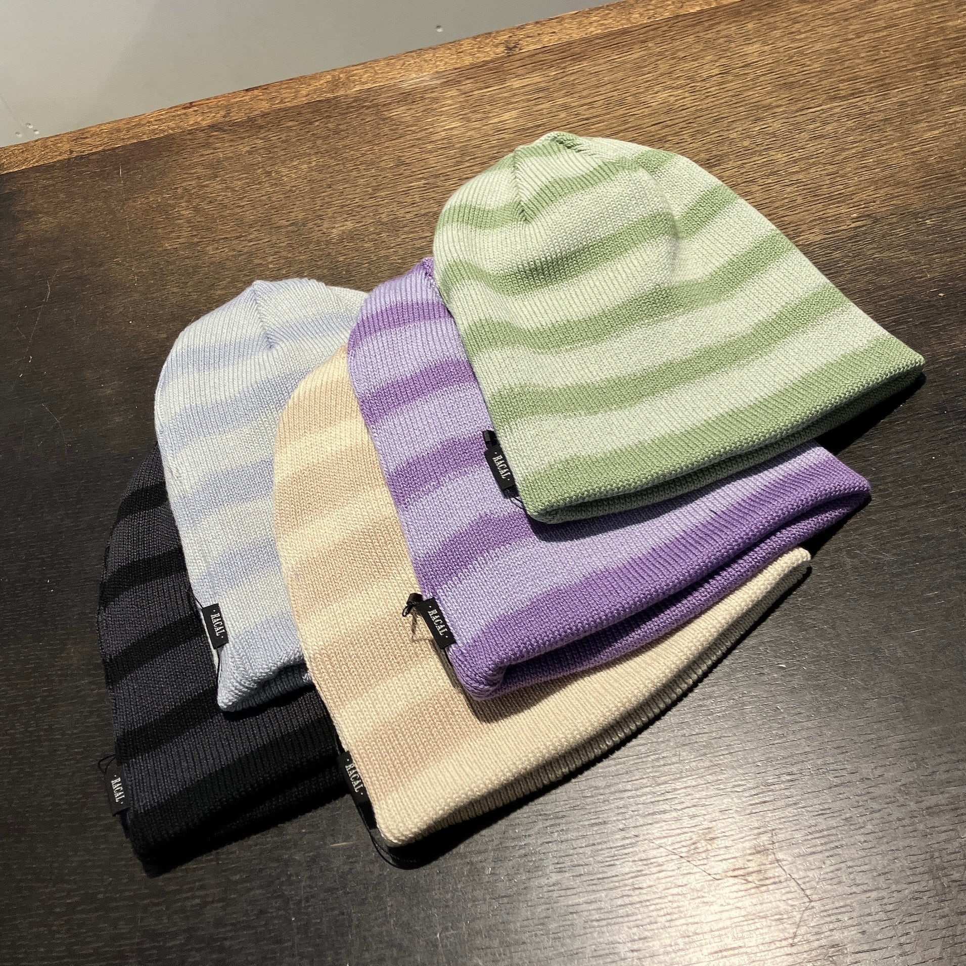 RACAL】リバーシブルボーダービーニー ニット RL-26-039W | 広島の帽子