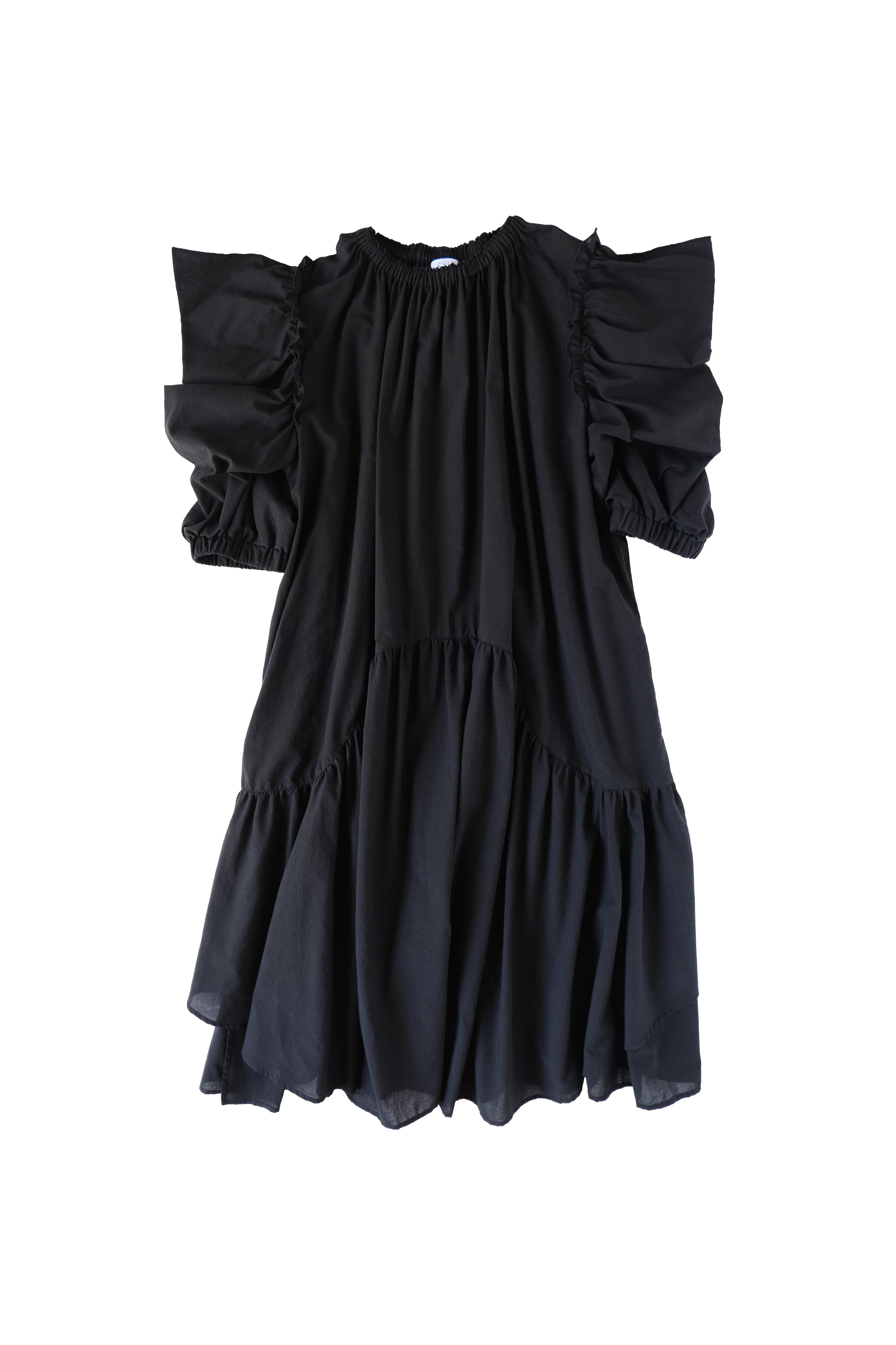 26SS】folkmade(フォークメイド)Playground dress BLACK(S/M/L
