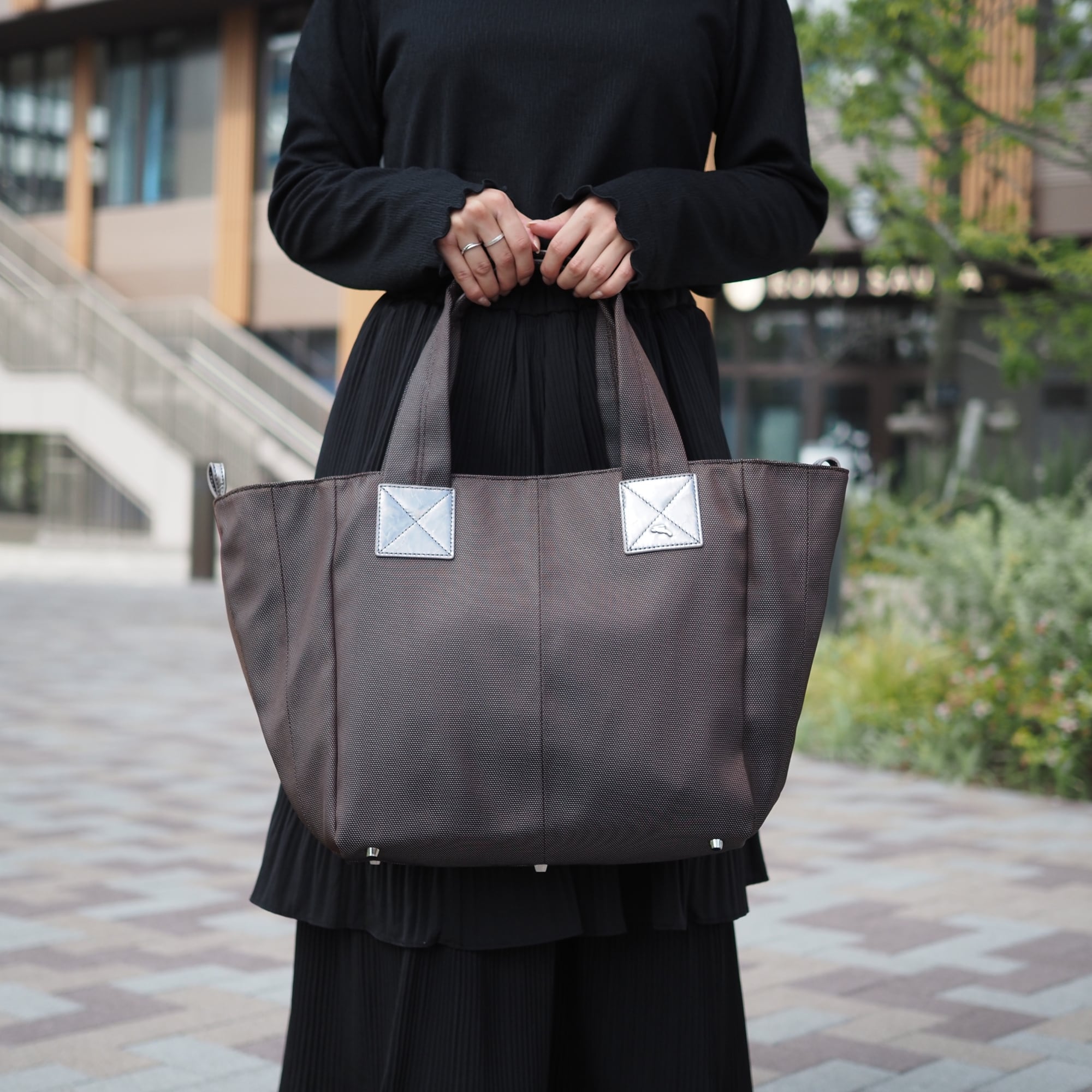 【50%OFF】2wayトートバッグ NSN-0355(508550) こげ茶【2026 SUMMER SALE】
