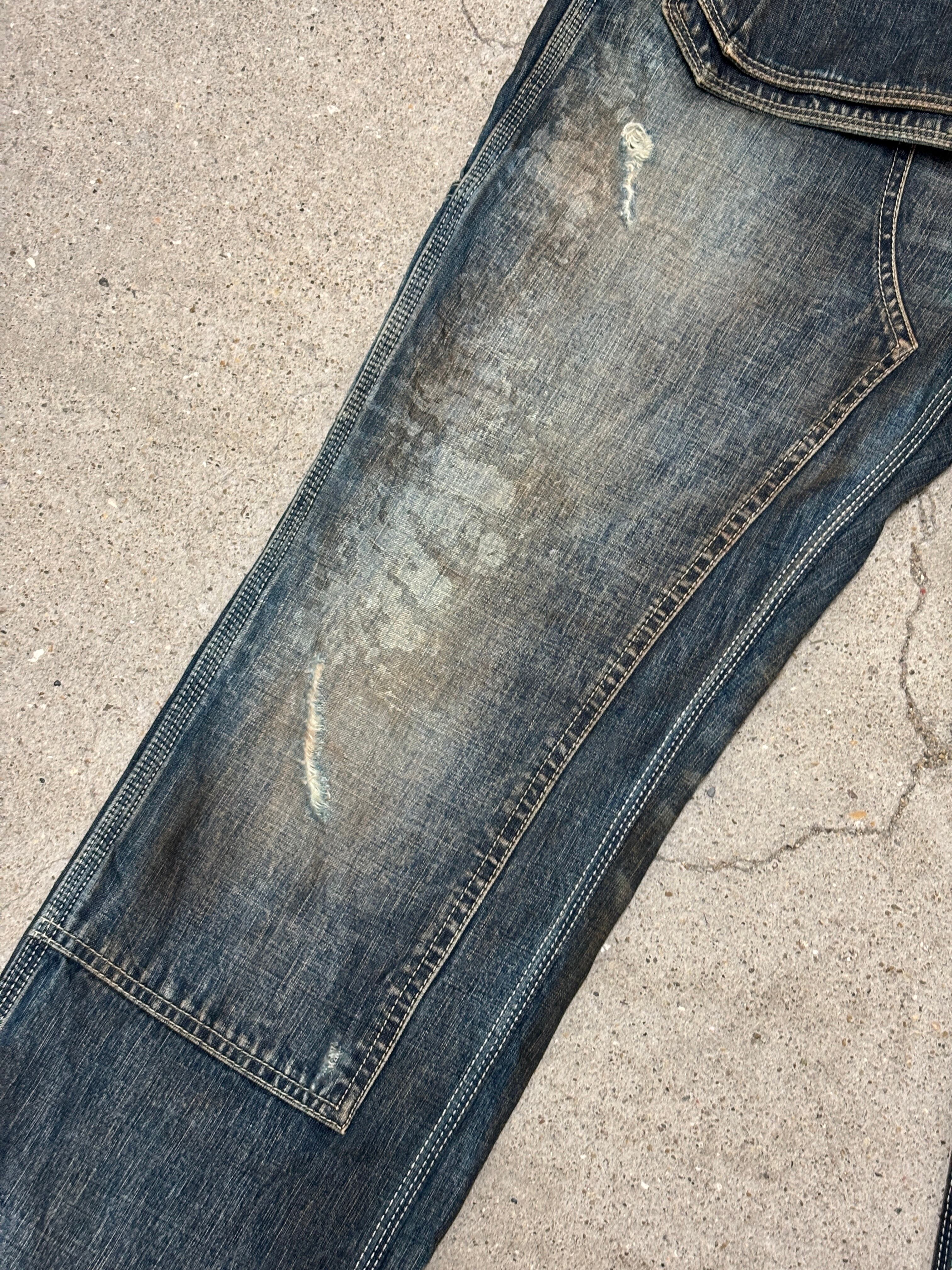 SWAGGER/Double Knee Painter pants/W32/ダブルニ－ペインタ－パンツ