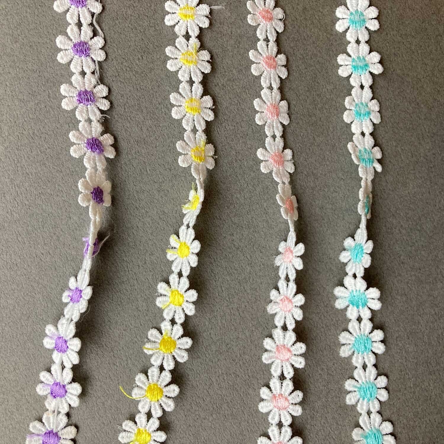 ミニデイジーモチーフレース（50cm〜） | Dua-アクセサリーパーツショップ