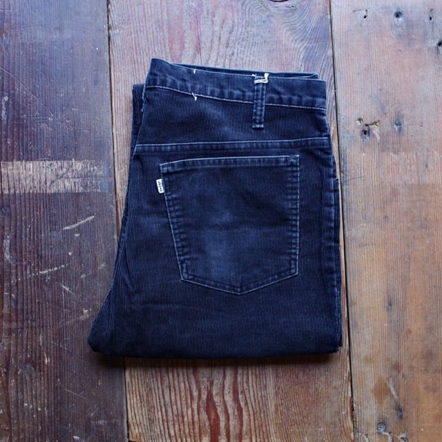 1980s Levi's 519 - 1558 Corduroy Pants Black / リーバイス コーデュロイパンツ 黒 コーズ