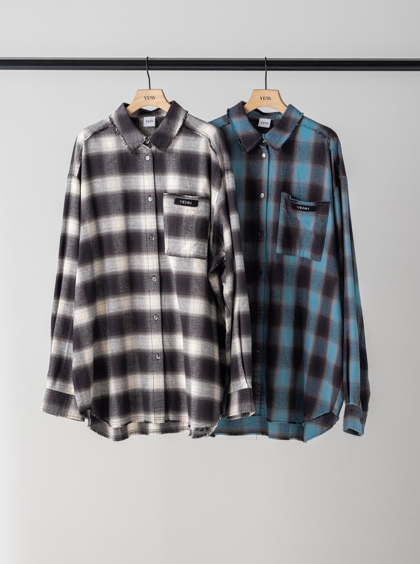 【11月上旬〜中旬入荷次第お届けのご予約】WASHED PLAID SHIRT Y264-11123 F Y264-11123