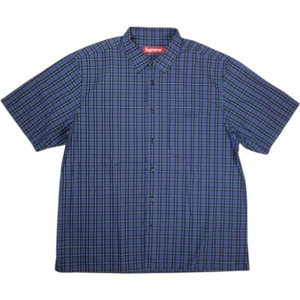 Size【L】 SUPREME シュプリーム 24SS Loose Fit Mini Plaid S/S Shirt