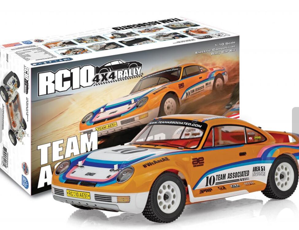 ASSOCIATED AS31963 ボディセット・クリア【RC10 4x4 Rally】 | GB