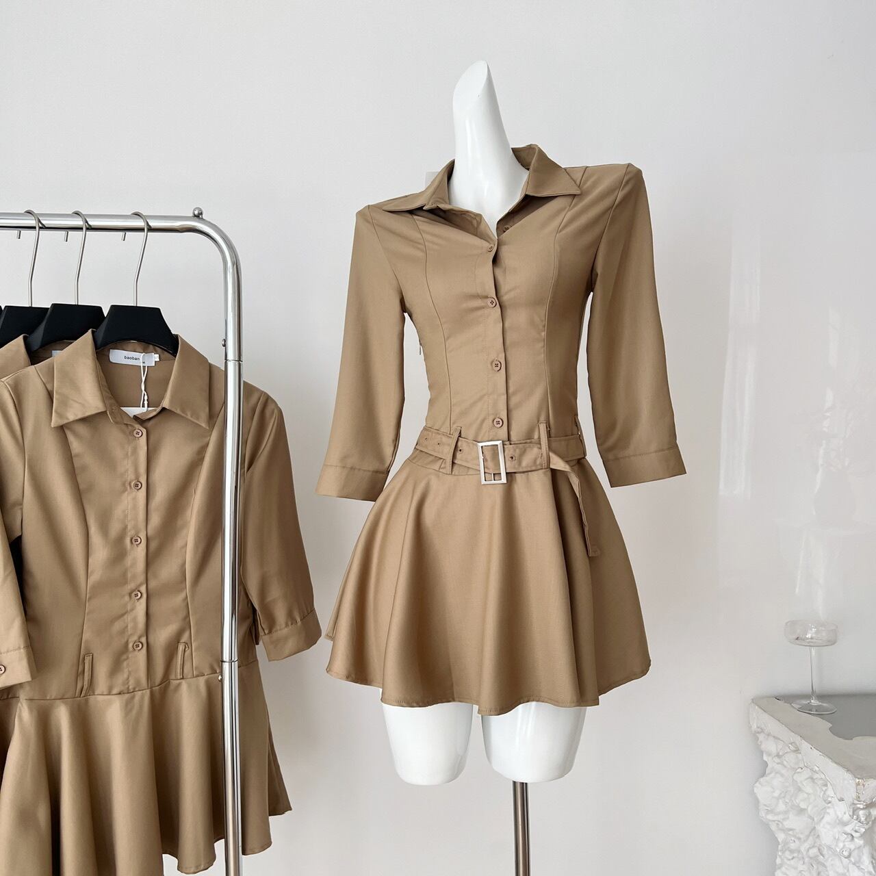 【dress】シャツワンピース M32928