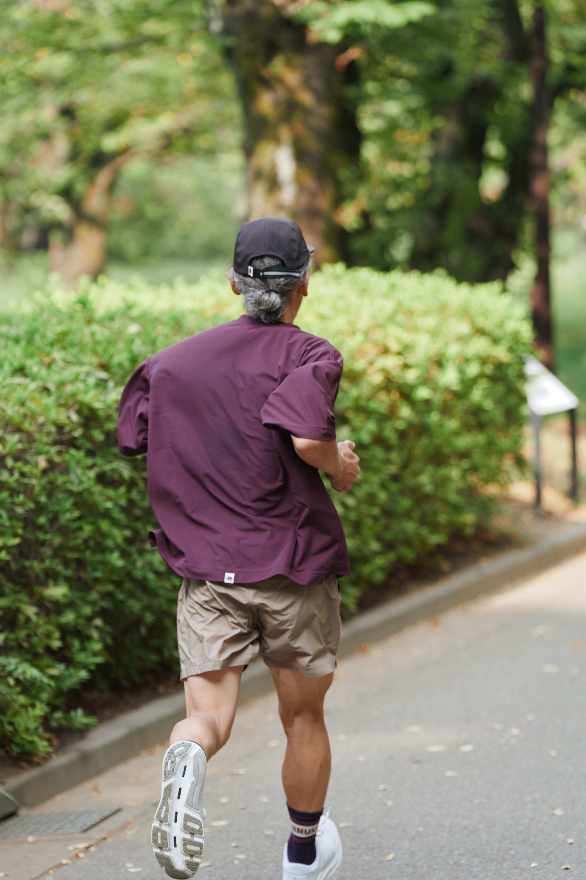 Sato Wind Short 2 : Color Blue Grey | TANNUKI Running Wear Shop