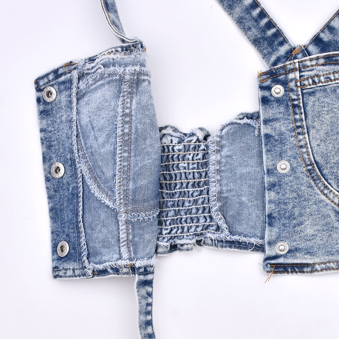 デニムサスつきビスチェ | VOLCAN&APHRODITE