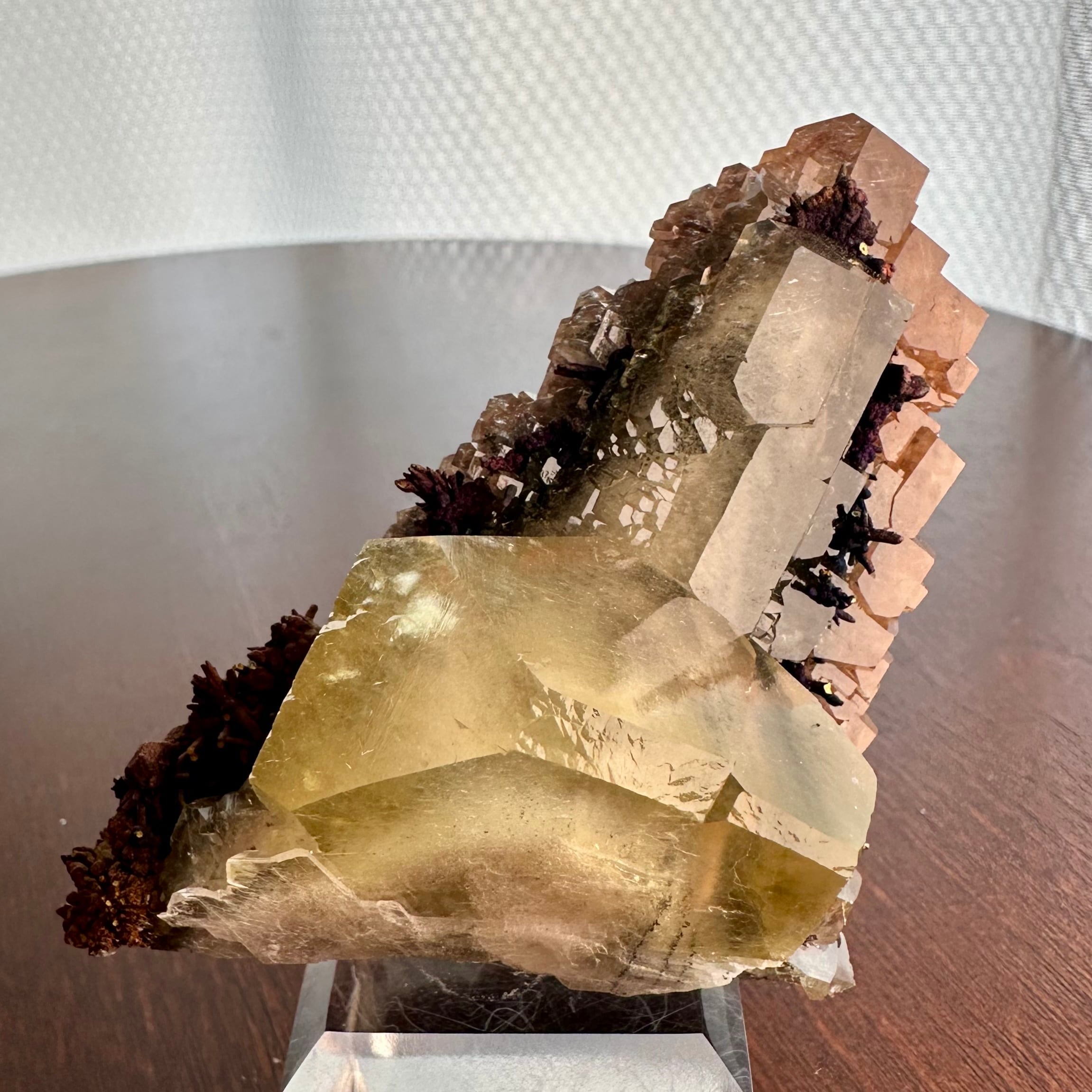 カルサイト / カルコサイト【Calcite with Chalcocite】中国産