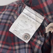 Mademoiselle NON NON マドモアゼル ノンノン チェック シャツ ブラウス M/レディース 薄手