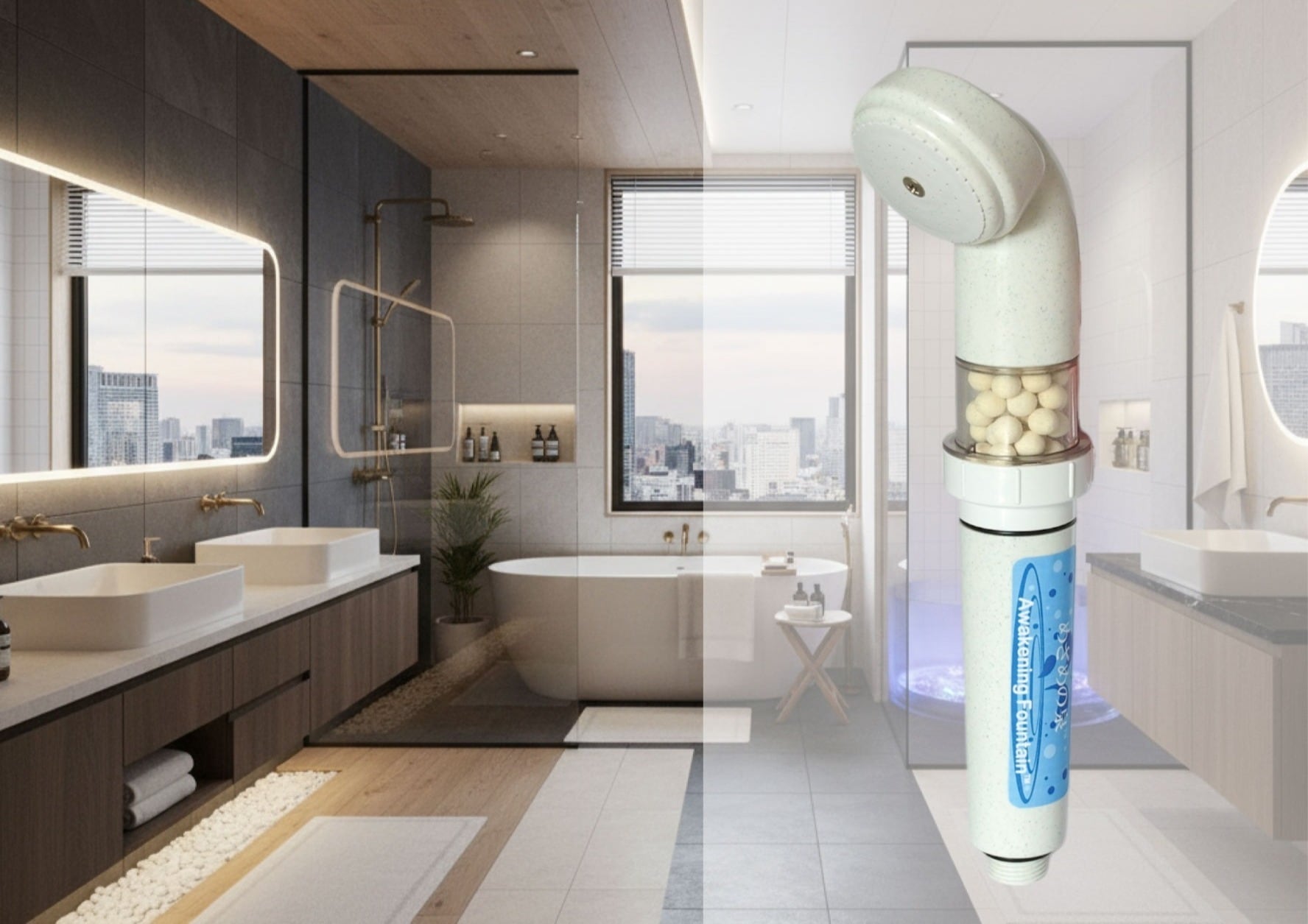 めざめの泉 Premium Shower™－デトックス スーパー岩盤浴シャワー