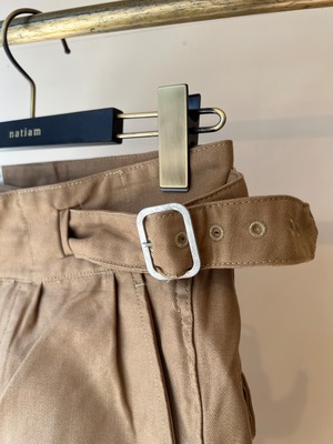 military belt half pants