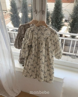 【先行〆10/26 23:59 5%OFF】2713 flower design dress / MONBEBE