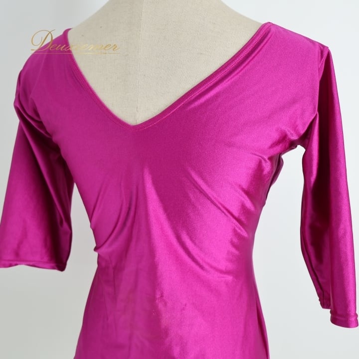 バレエ 衣装 レオタード パープル系 チャコット Chacott 無地 シンプル