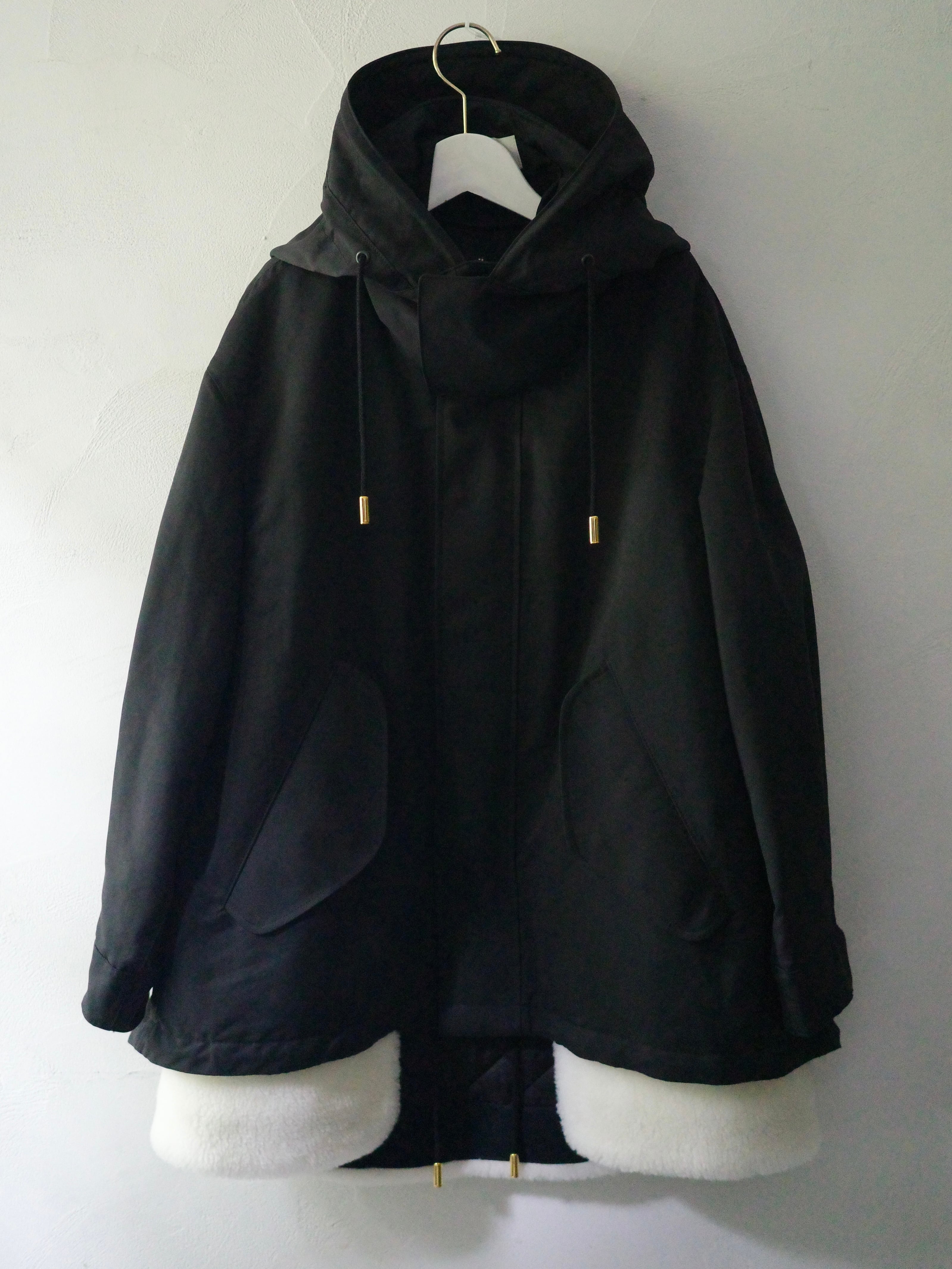 THE RERACS / THE MODS COAT LOOSE WITH LINER -BLACK×GOLD- | LA