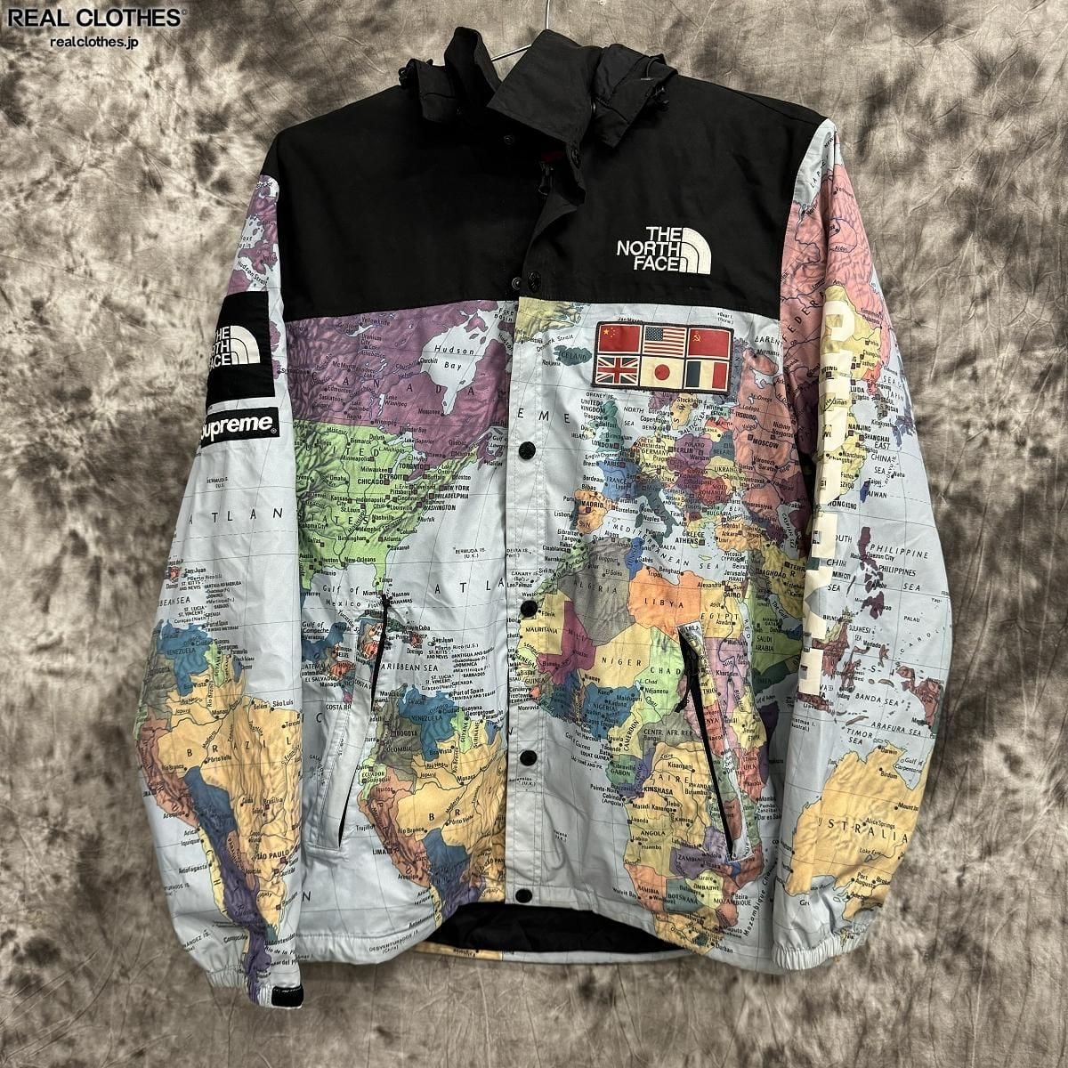 Supreme THENORTHFACE map coach jacket