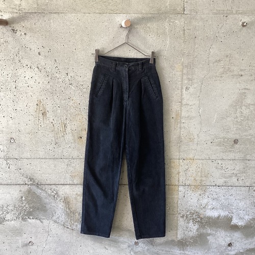 Black corduroy pants
