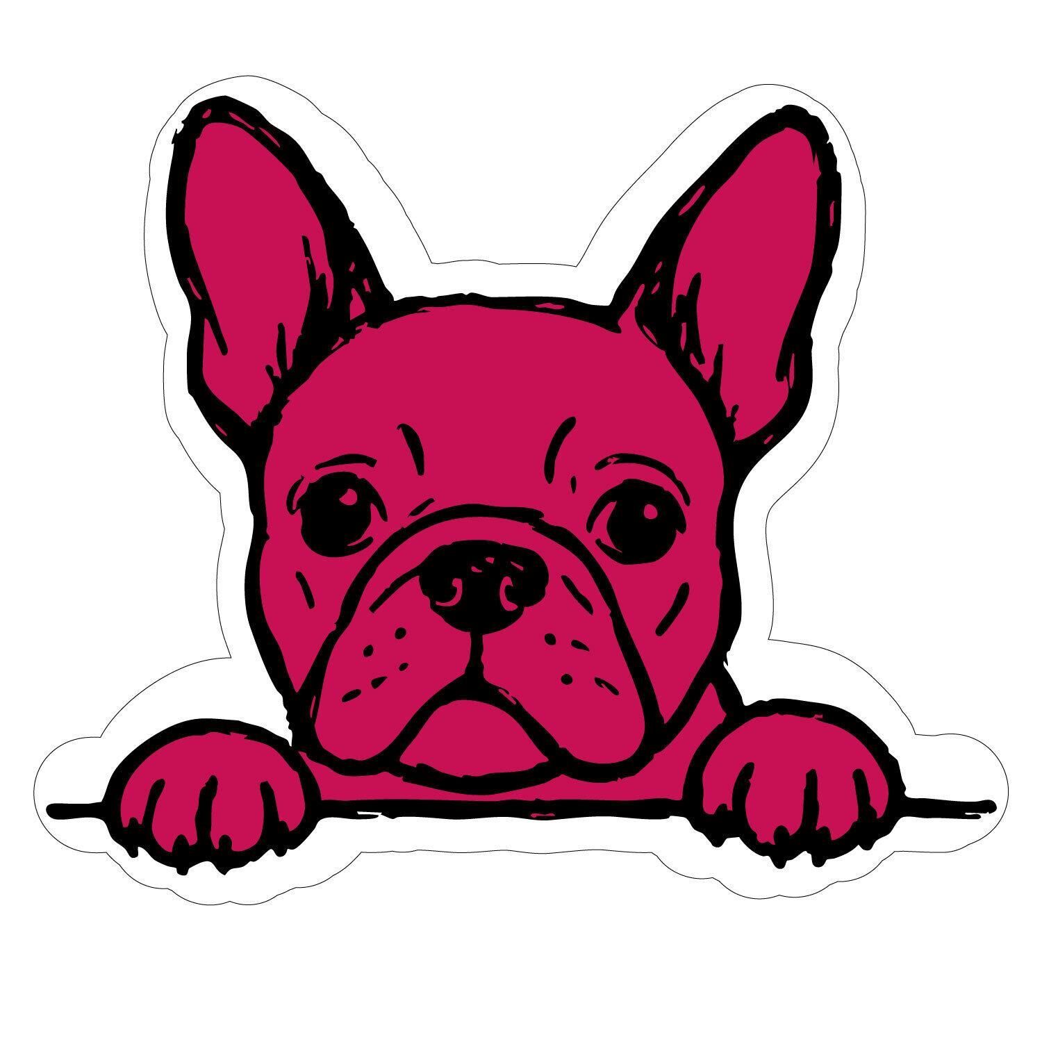 フレンチブルドック フレブル シール ステッカー FRENCH BULL DOG STICKER : FBST-002PK