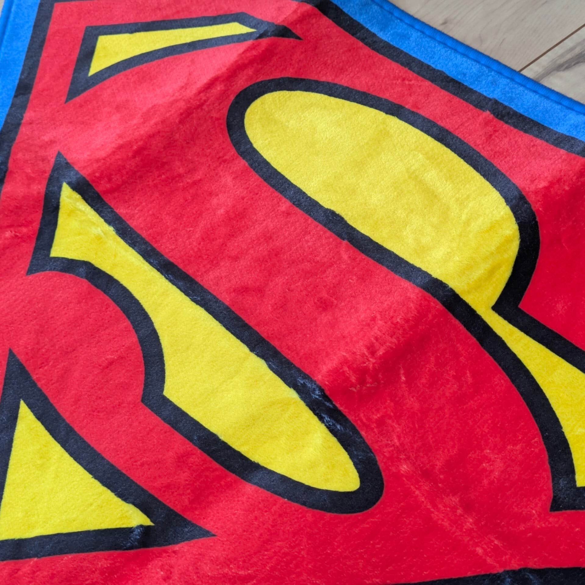 【 Superman（ スーパーマン ） 】American Small MAT ( 裏面滑り止め加工 ) / フロアマット / サラッサラマット / トイレ / バス / エントランス 〚アメリカン雑貨 アメトイ〛