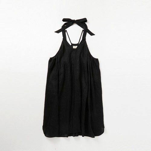 Linnen dress/black