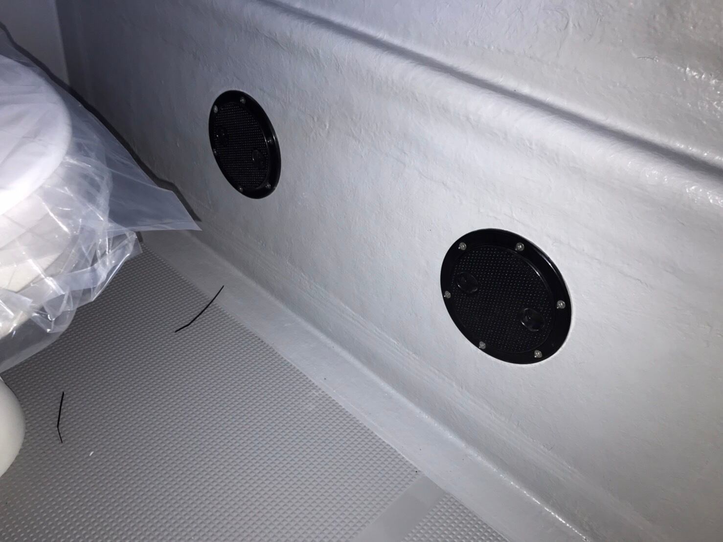 2個セット】デッキ・スカッパー 4インチ | Topknot Custom Boats EC