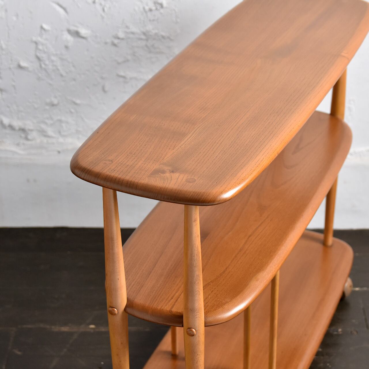 Ercol Bookcase Trolley / アーコール ブックケース トロリー（ワゴン）/ 2301BNS-K-005 | BANSE -  アンティーク・ヴィンテージ家具・雑貨・食器・オブジェ・フラワーベースの専門店 powered by BASE