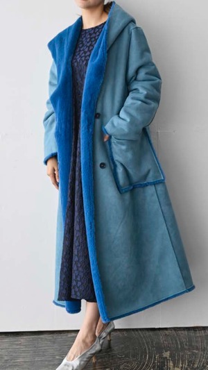 DOSDIOSAS フェイクムートンコート　D8641