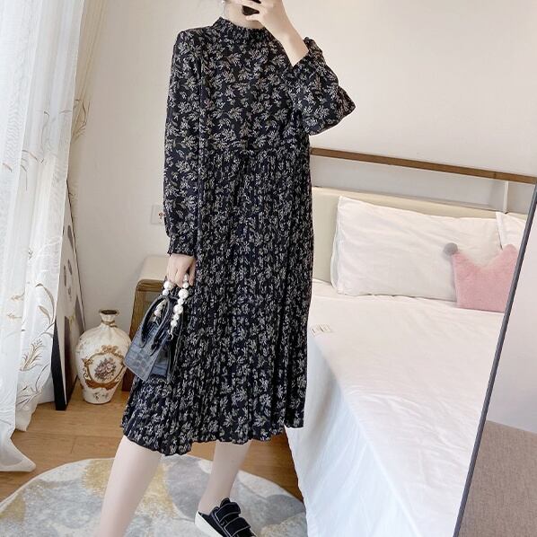 Floral pleats one piece TB-OP-0164