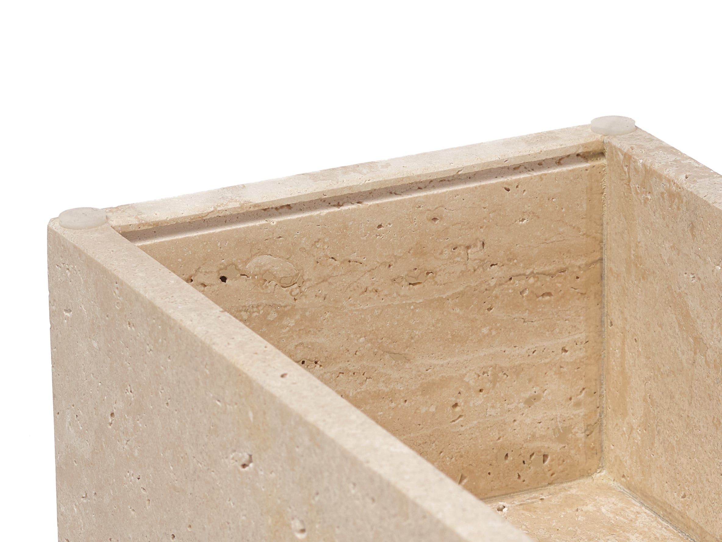 TISSUE BOX - Roman Travertine｜天然石ティッシュケース | TOME HOME