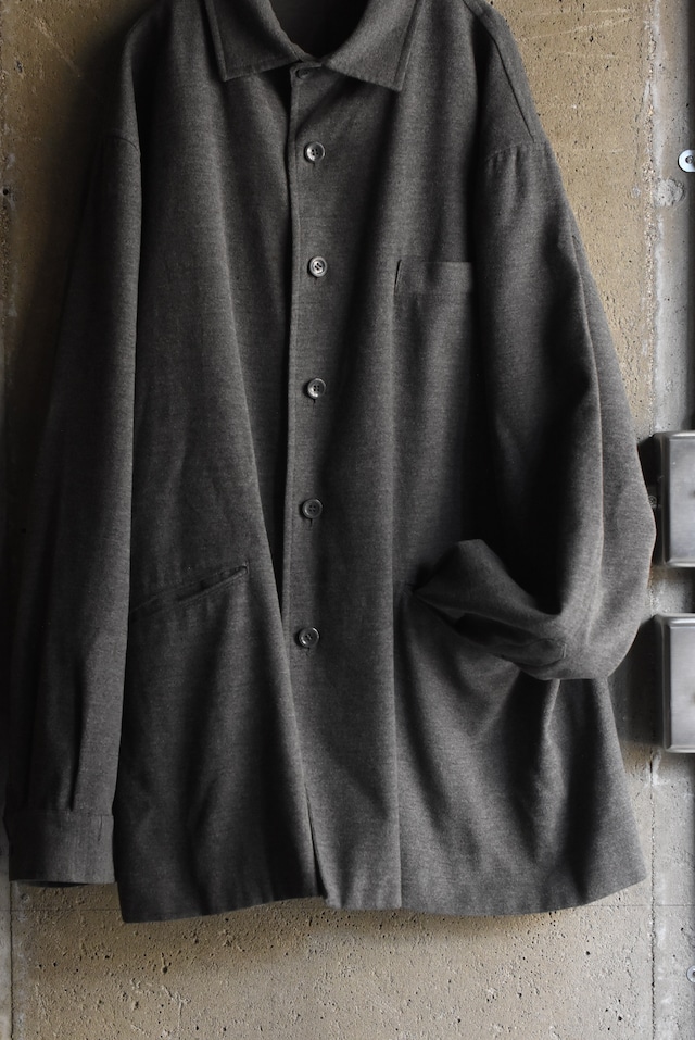 OK/80-90's brushed shirt jacket. MADE IN Turkey