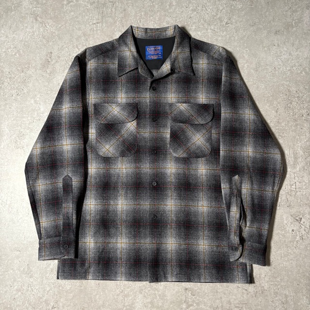 2000s “Pendleton” Ombre Plaid Wool Shirt
