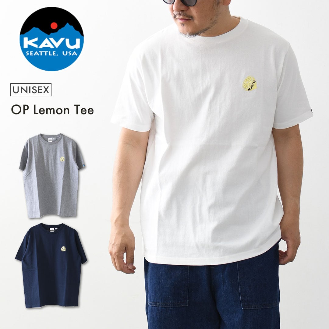 レモン Tシャツ KAVU [カブー] OP Lemon Tee [19822426] ワンポイント レモン Tシャツ
