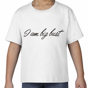 【キッズ 5.3oz】 PRIORITY SURF® IAM BIG BUST Tシャツ  ホワイト