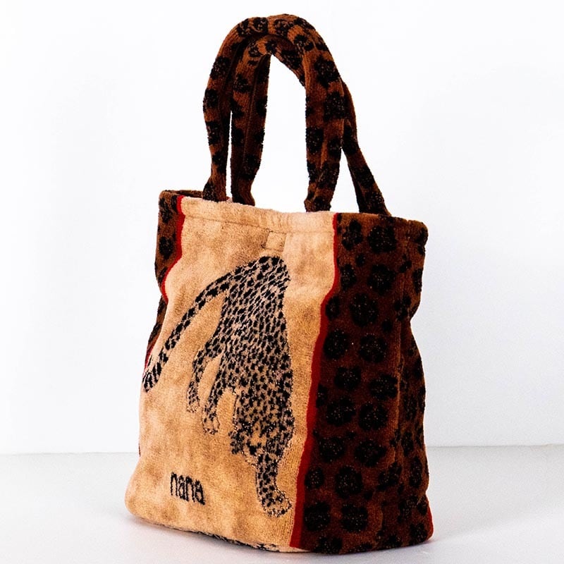 バッグ 横浜ナナ 湘南ナナ NANA ちょこバッグ ジャガー柄 ベージュ nn