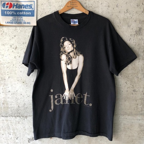 XZ575 90s janet. ワールドツアー ジャネットジャクソン Tシャツ