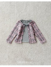 アーバンラビット / URBAN RABBIT / アーガイルカーディガンT / 韓国子供服 / ジュニア / 26winter〖取寄〗*JS~JM*