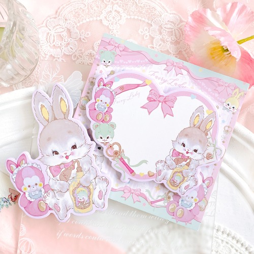 再販☆FL404 Fairylady【瑞比兔的香水】スペシャル ダイカットメモ用紙 50枚