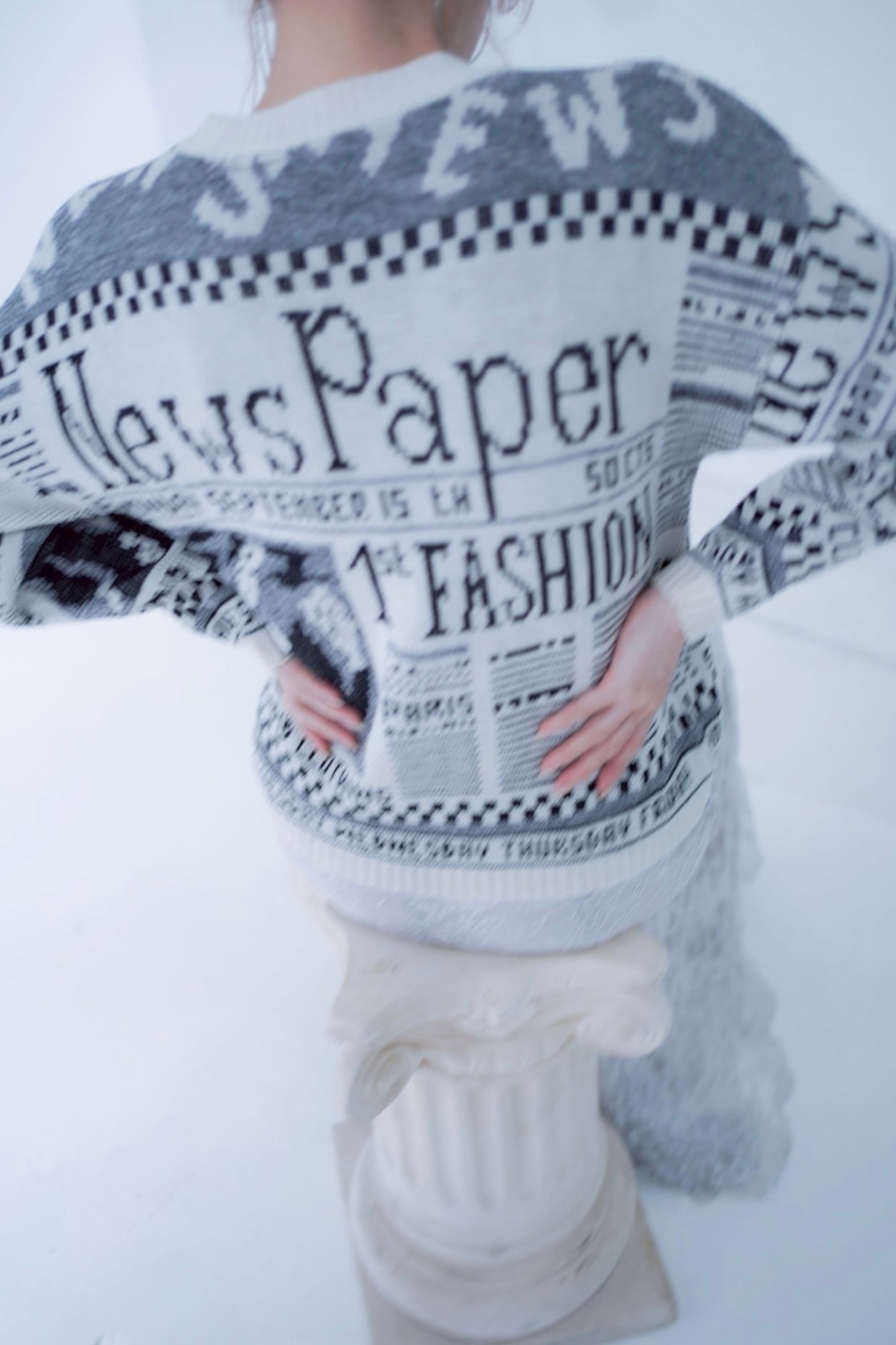 news paper knit