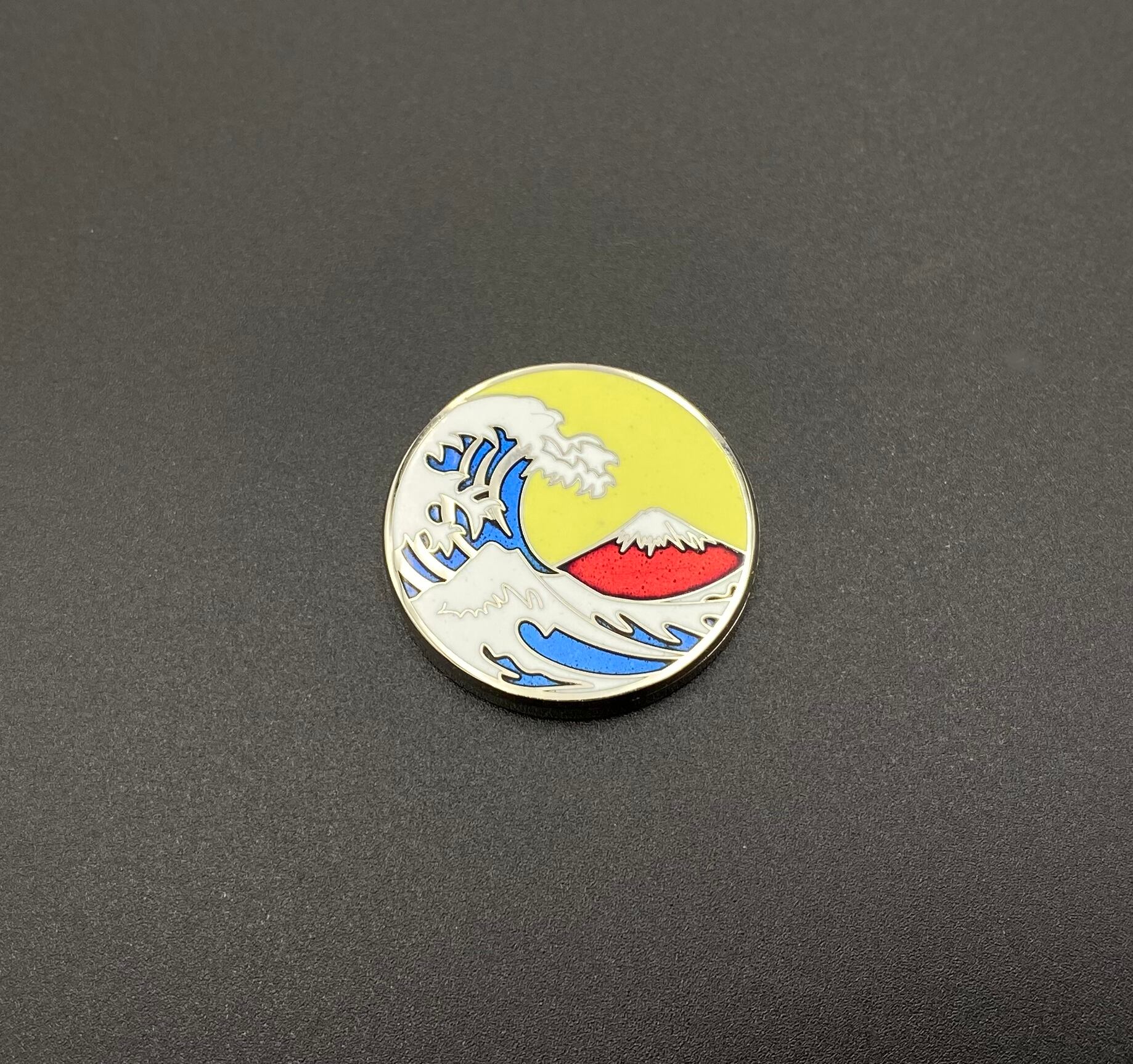 七宝焼 ゴルフマカー（波_ki） | Le Nuage Cloisonne