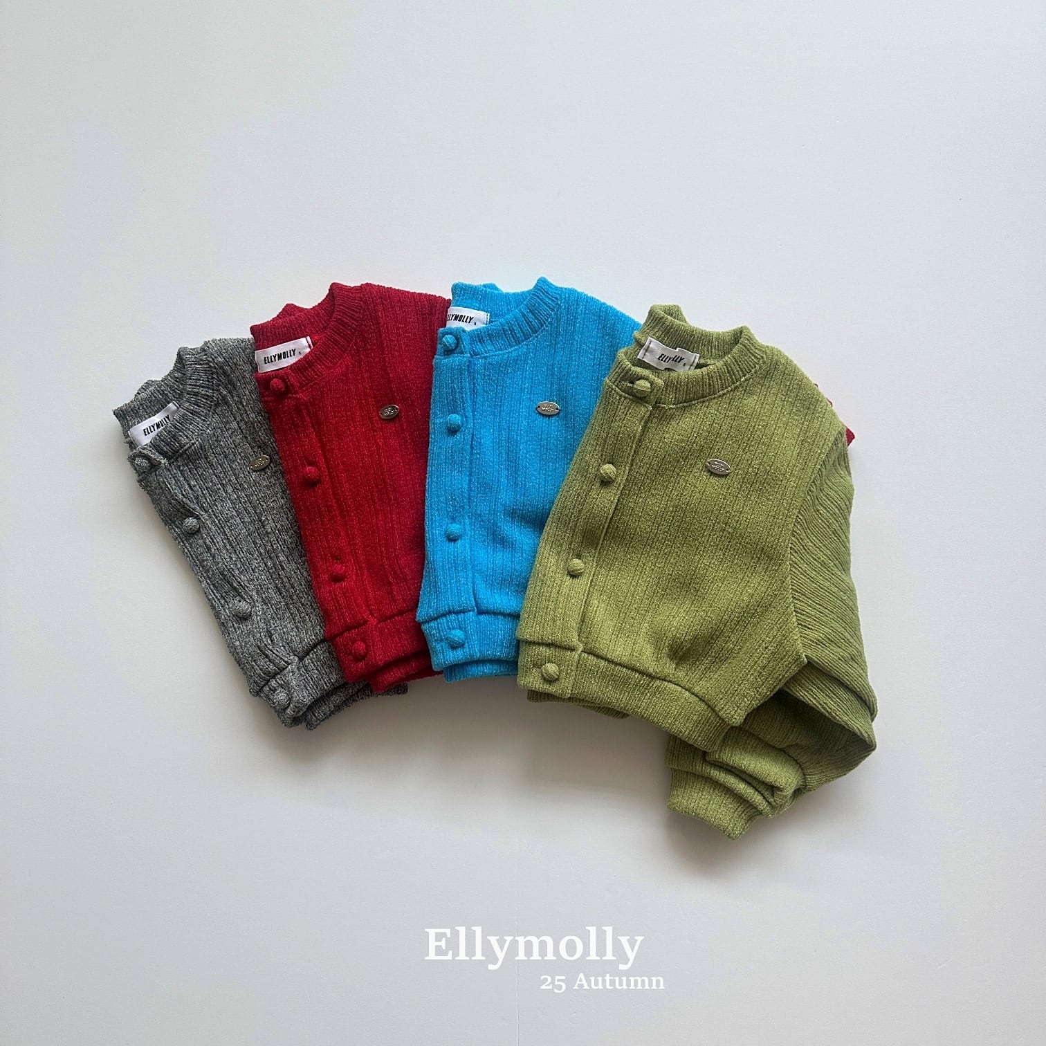 «Sold out»«ジュニアサイズあり»«elly molly» ココカーディガン 4colors