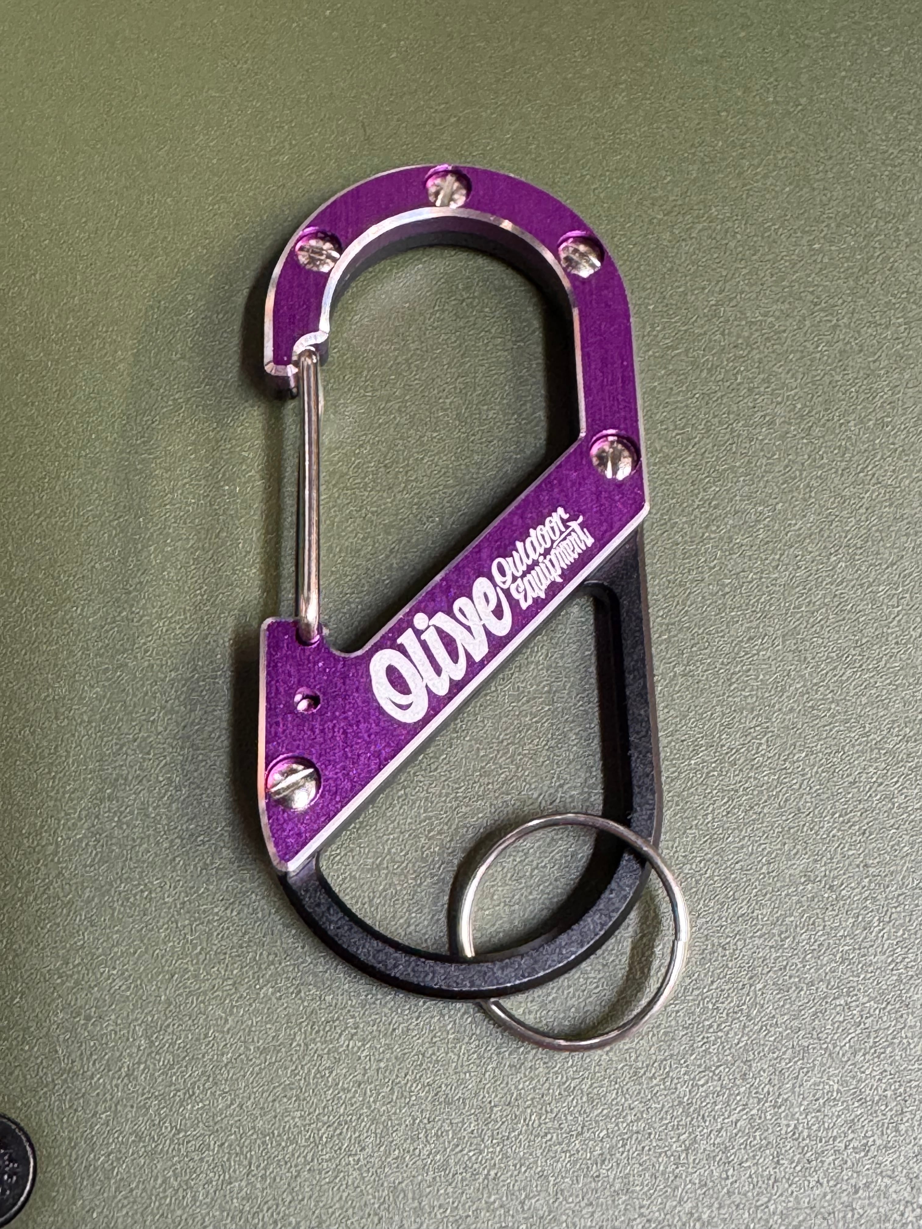 KURIHARA TAKUMI×Olive outdoor equipment SEIMITSU KEY HOLDER