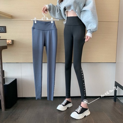 パンツ レギンス ベルベットウィンターロングハイウェスト 冬物 Xiaofeijia87937475390