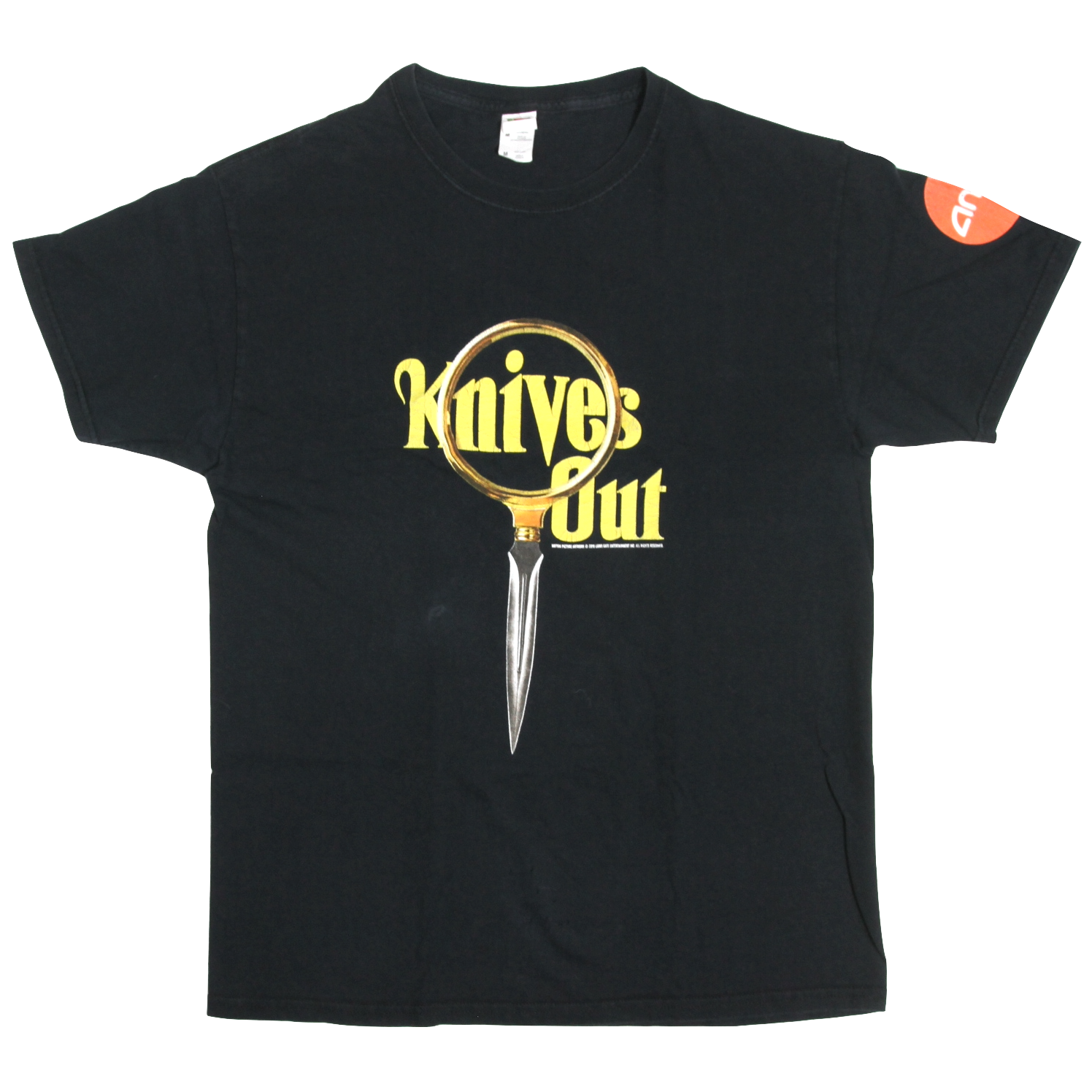 USED【M】Movie Knives Out Tee / FRUIT OF THE LOOM ©️2019
