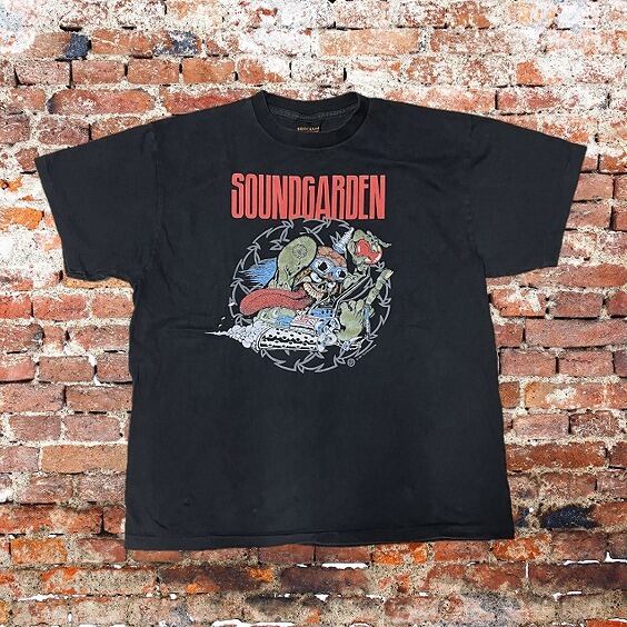 サウンドガーデン　Soundgarden ロンＴ Soundgarden サウンドガーデン 長袖 Tシャツ SUMMER TOUR 1993 千手