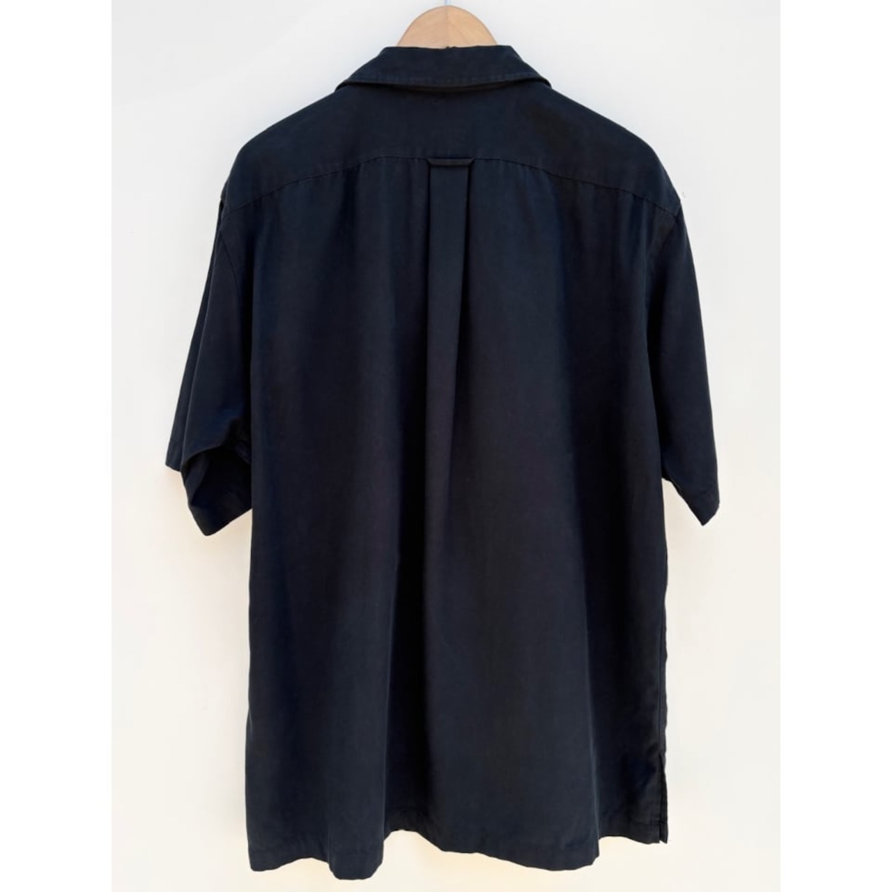 90s Ralph Lauren "CALDWELL" S/S OPEN COLLAR SHIRT Size L